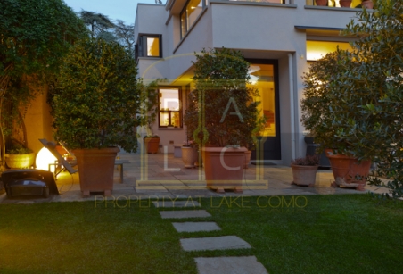 modern villa on lake como in cernobbio
